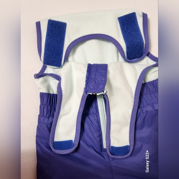 Columbia Sportwear Toddler Purple White Snow Suit Overalls, Size 2T.     G20 - Picture 10 of 14